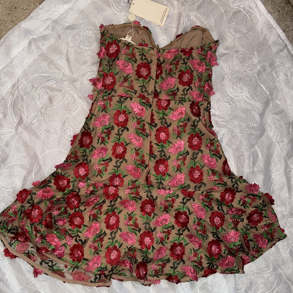 FOR LOVE AND LEMONS AMELIA STRAPLESS MINI DRESS - Picture 11 of 11